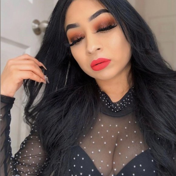 Rhinestone Mesh Body Suit - Picture 3 of 3